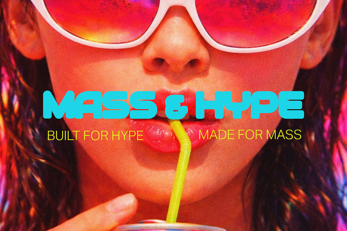 Hypermass Bold Display Font, a Sans Serif Font by BilberryCreates (Photo 10 of 12)
