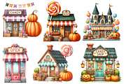 Halloween Candy Shop Clipart, an Illustration by Designworld (Thumbnail 2 of 6)