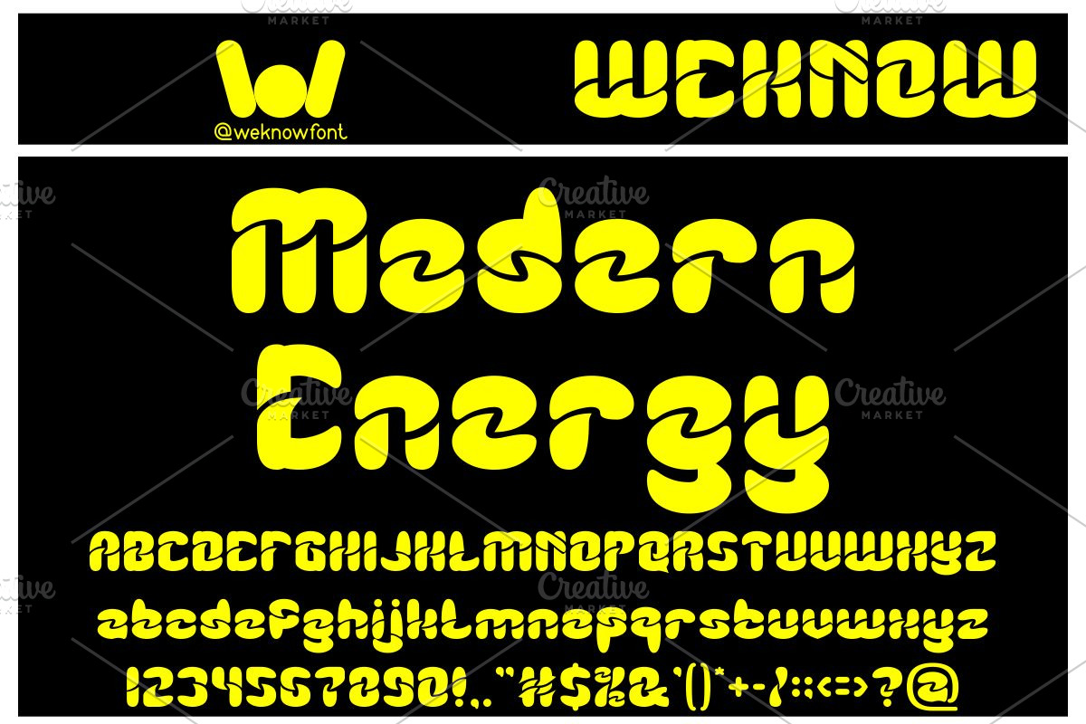 Chasing Lightning font, a Font by weknow (Photo 5 of 8)