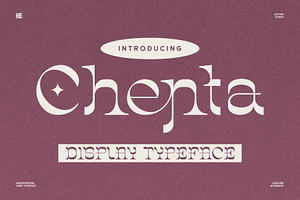 Chenta | Serif Display Font