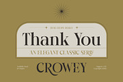 Crowey | Elegant Classic Serif Font, a Serif Font by Hole Hope Design (Thumbnail 10 of 10)