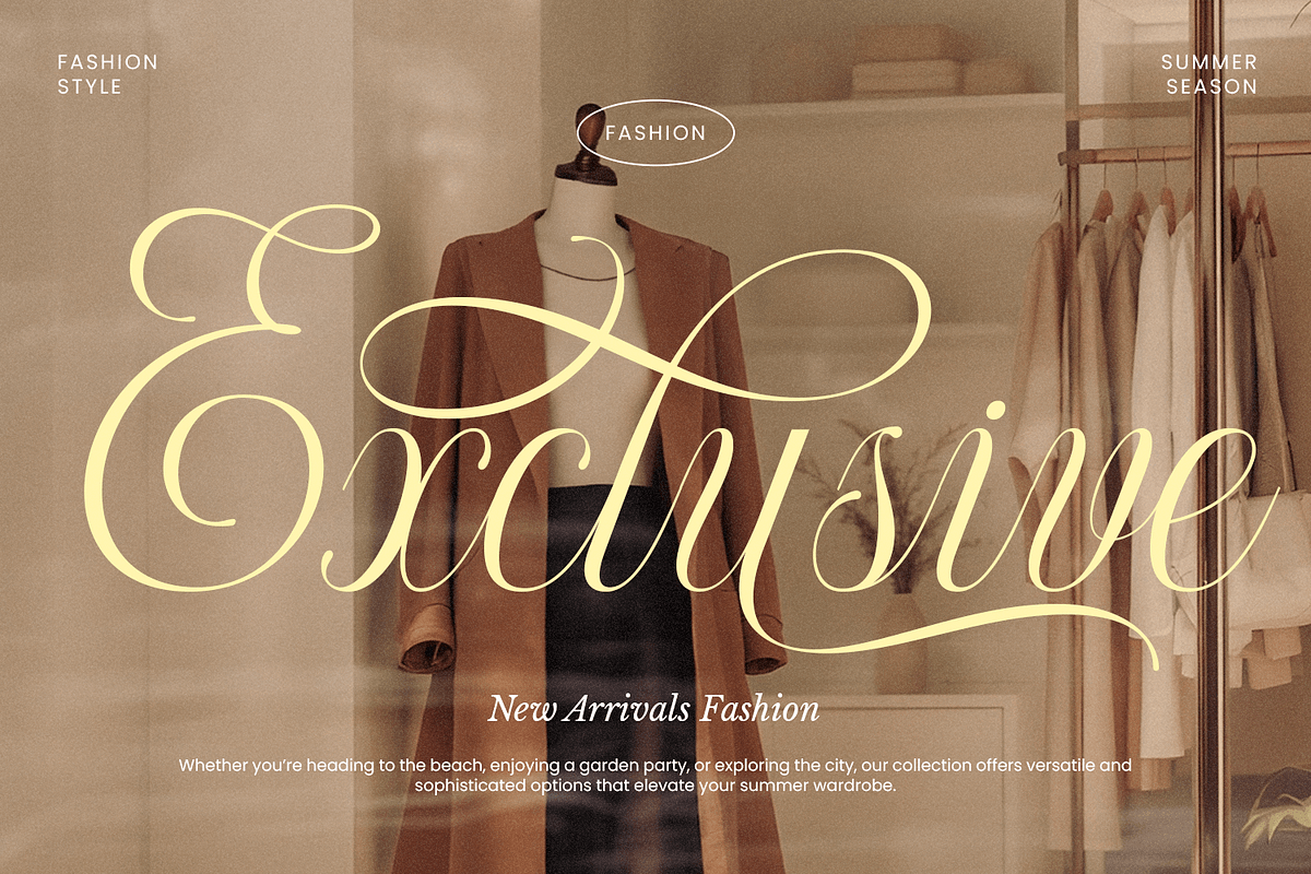 Vangelina – Modern Cursive Script, a Script Font by Pixesia Studio (Photo 3 of 15)