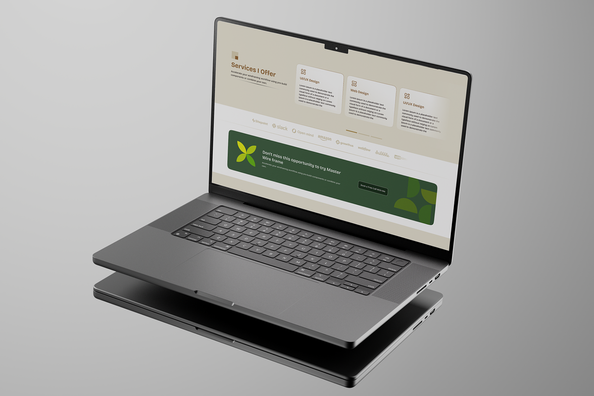 Adam Studio - Portfolio Template, a Landing Page Template by kuete.cyrille (Photo 3 of 7)