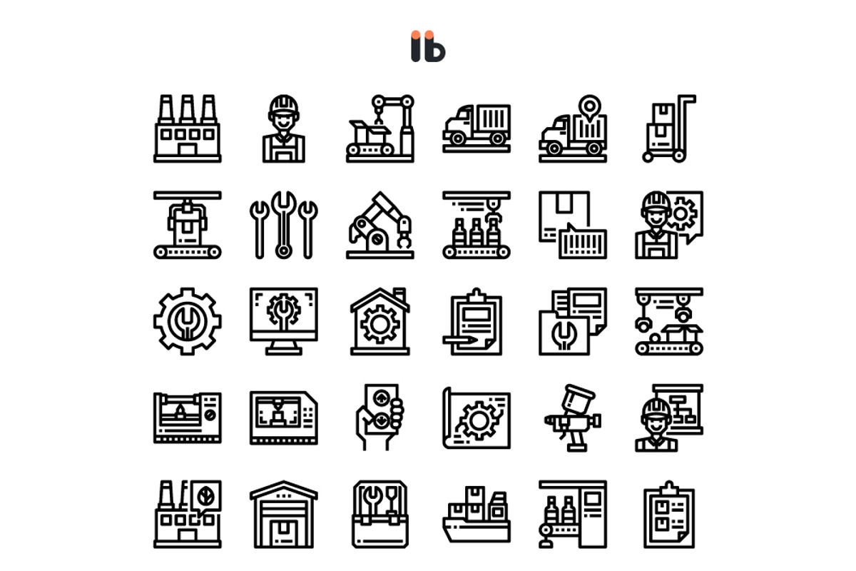 30 Industry and manufacturing, an Icon by libertetstudio (Photo 2 of 6)