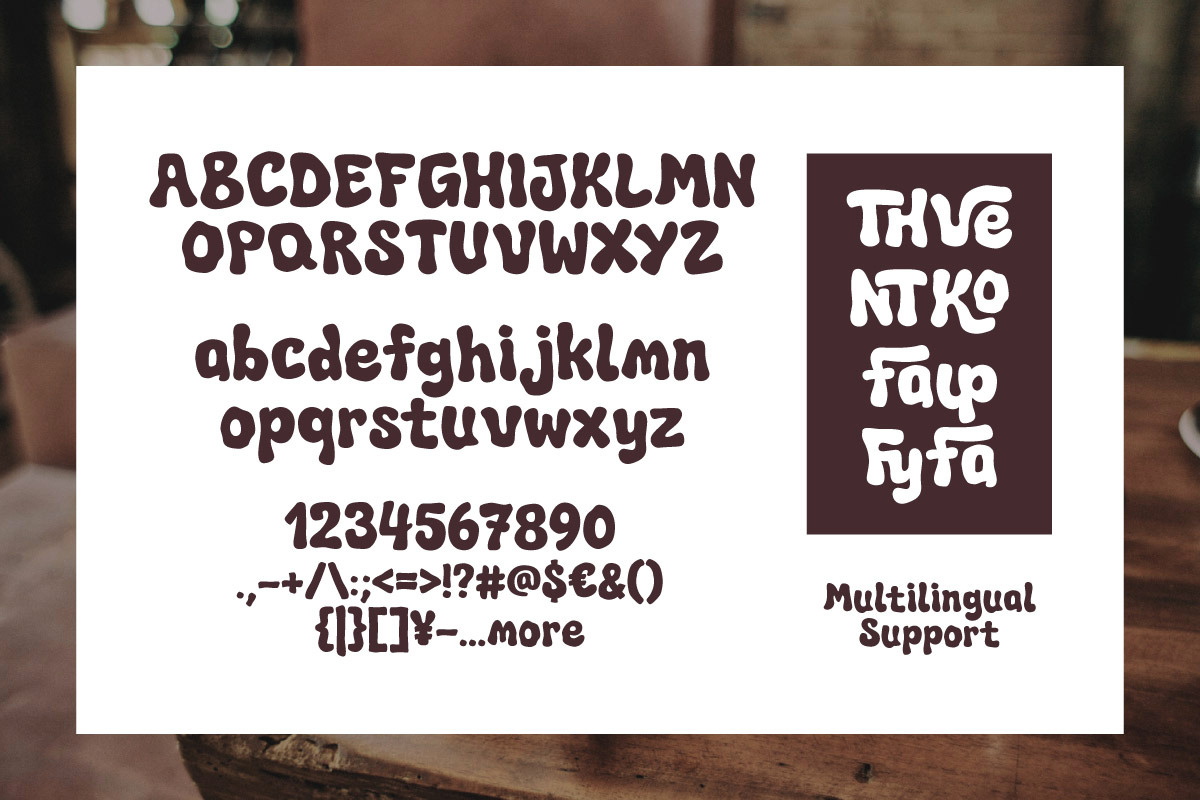 Mau Kopiga - Coffee Display Font, a Handwritten Font by trabaskriya (Photo 11 of 11)