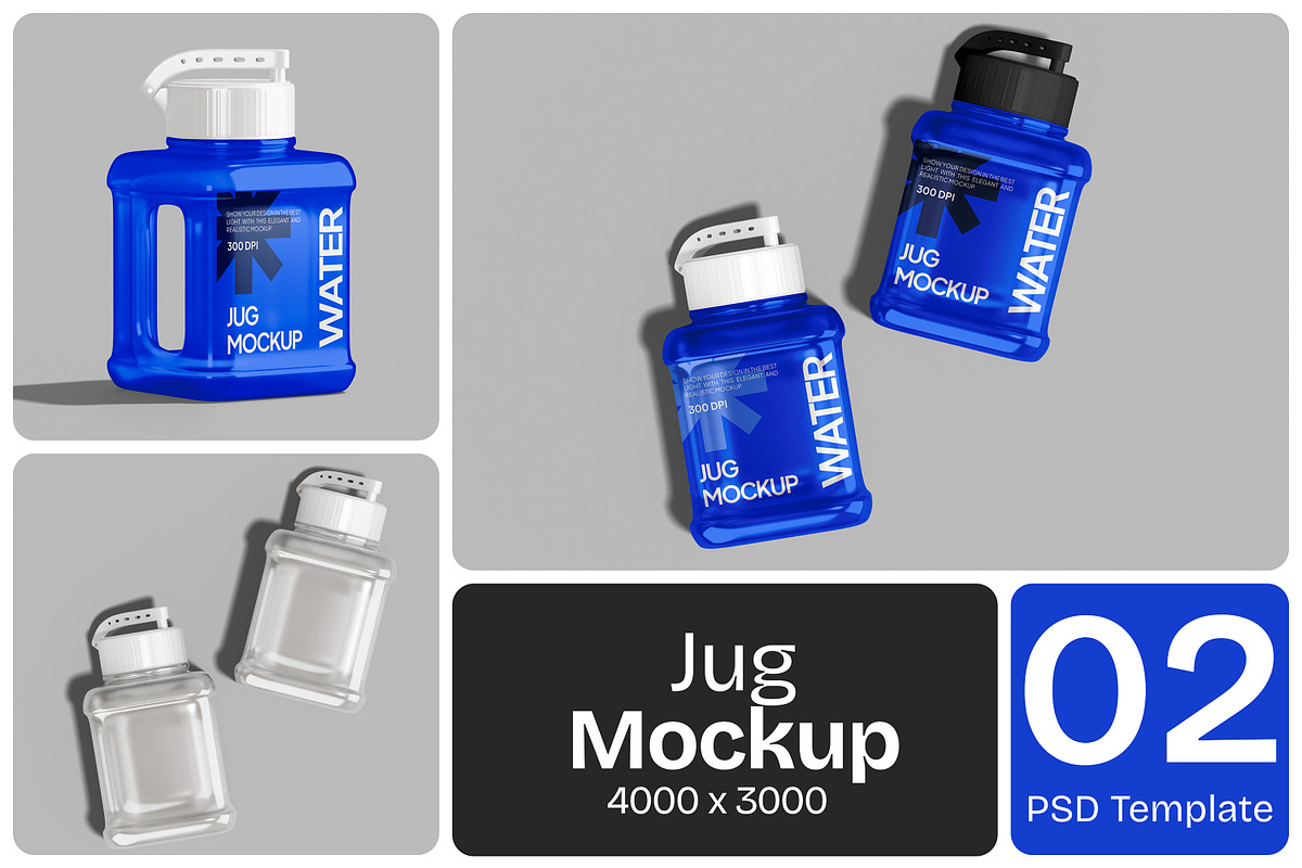 Water Jug Mockup, a Household Mockup by Permadi Creative (Photo 1 of 3)