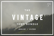 The Vintage Font Bundle, a Slab Serif Font by Zone 6 (Thumbnail 1 of 8)