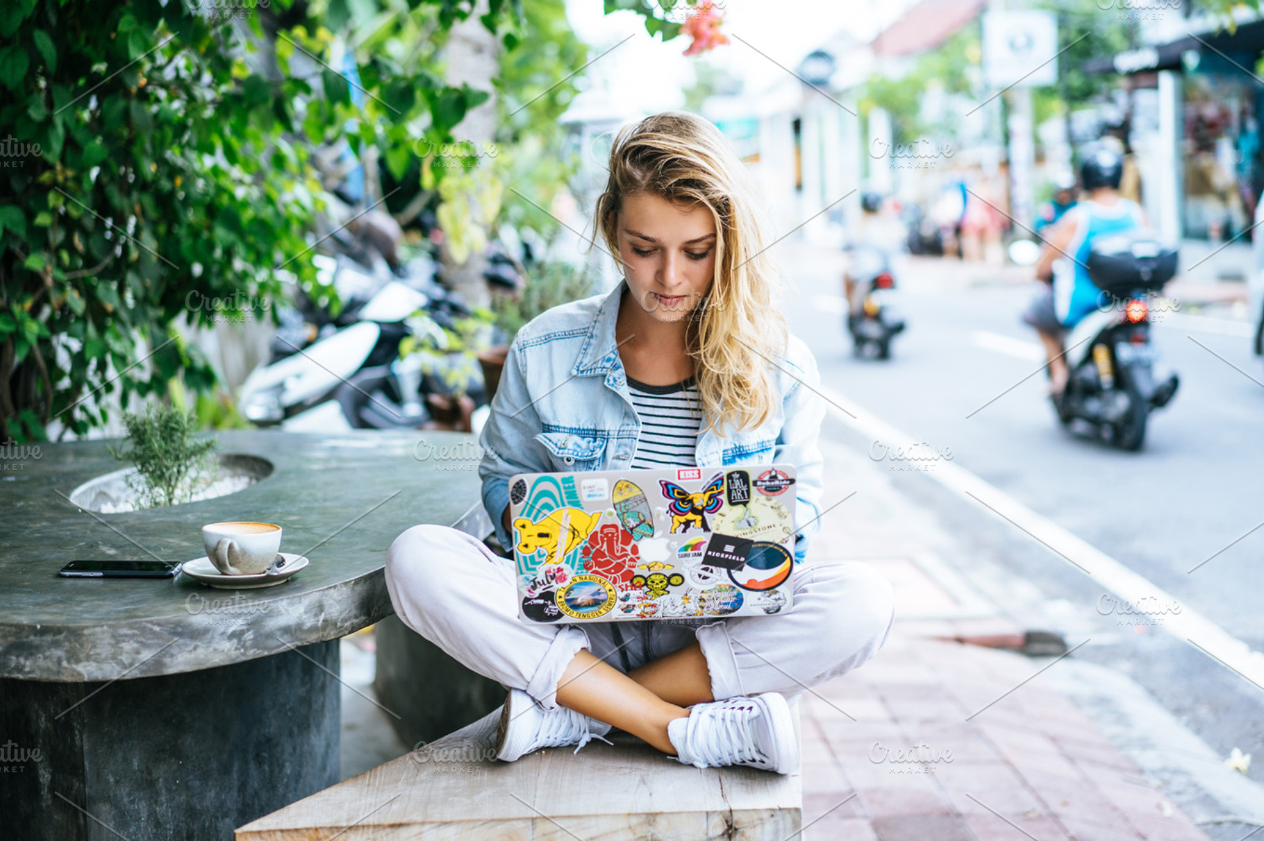 Freelancing time featuring laptop, online, and girl, a School & Education Photo by EVA.studio