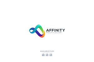 Letter A Infinity Logo