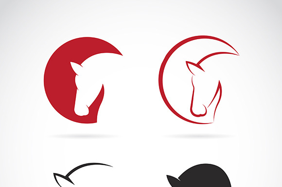 Vector Of Horse Head Design. Animal.