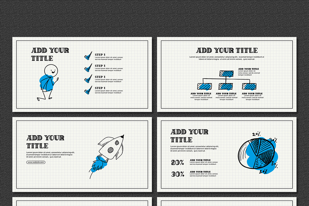 Handraw Modern Powerpoint Template, a Presentation Template by SKY CREATION (Photo 3 of 7)