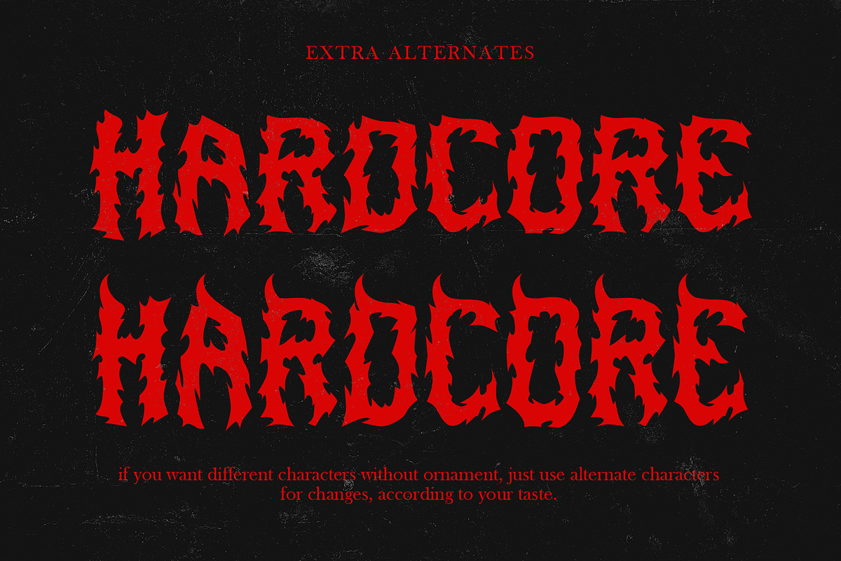Bubblebloods, a Blackletter Font by HATFSTUDIO (Photo 5 of 9)