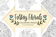 Folksy Florals Design Bundle, a Texture Illustration by On the Mark Designs (Thumbnail 9 of 11)