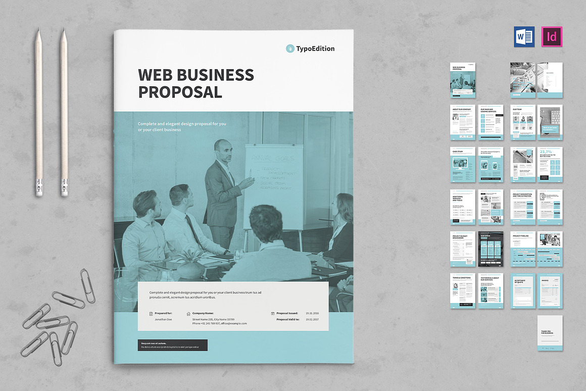 Proposal Bundle | 12 Items Vol. 2, a Brochure Template by TypoEdition (Photo 12 of 25)