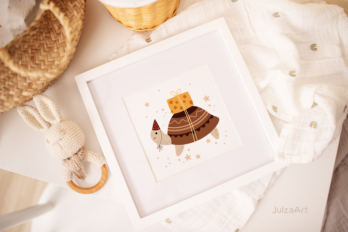 Happy Birthday Collection, an Animal Illustration by JulzaArt (Photo 4 of 9)