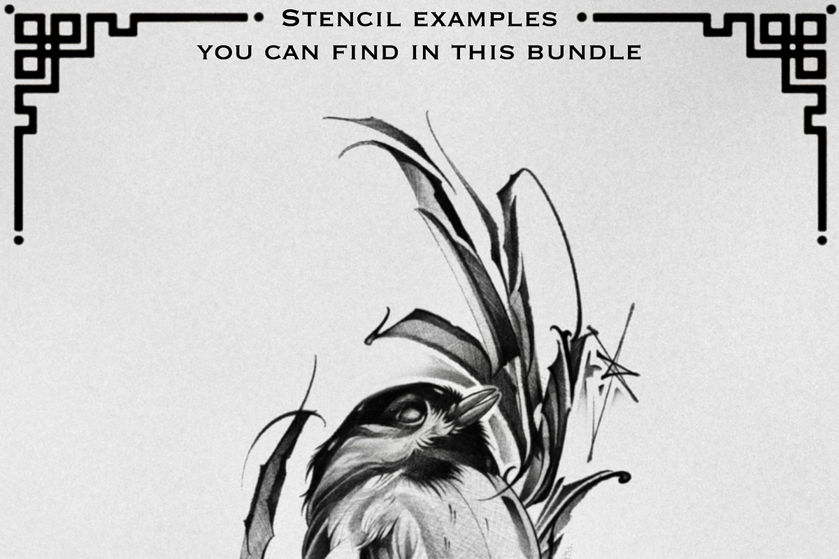 Special Lettering tattoo bundle, a Brush Add-On by ProcreateInk (Photo 8 of 10)