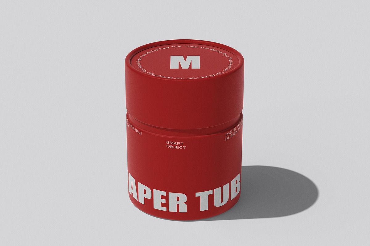 Paper Tube Mockup, a Packaging Mockup by UFR_GRAPHIC (Photo 4 of 4)
