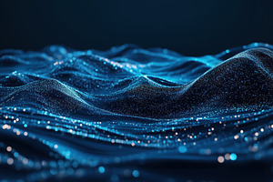 A mesmerizing abstract representation of flowing waves illuminated with shimmer, a Photo by Textures & Backgrounds