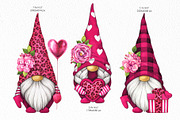Valentine Gnomes PNG Clipart, an Illustration by Color and Decor (Thumbnail 3 of 7)