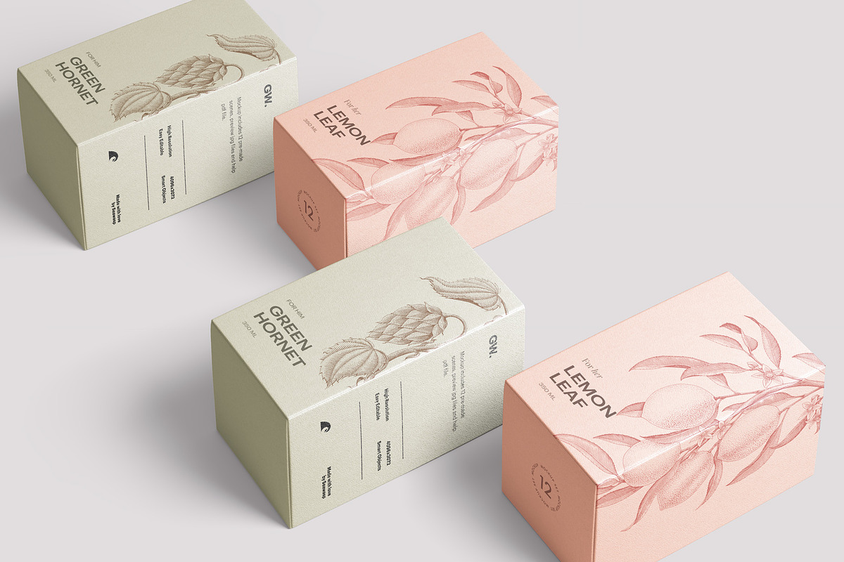Box Mockup Bundle, a Packaging Mockup by GraphicWave (Photo 20 of 22)