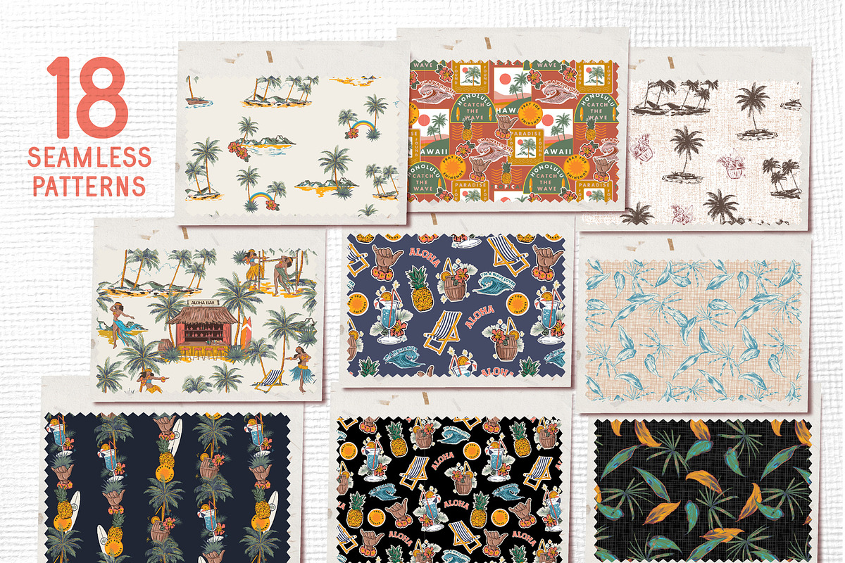 HAWAII Callin', a Pattern Graphic by MSNTY STUDIOX (Photo 4 of 24)