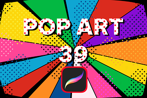 Pop Art 39 | Procreate Brush Kit