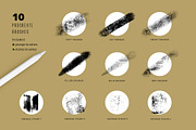 Grunge Procreate Brushes, a Brush Add-On by Faber Co. (Thumbnail 2 of 3)