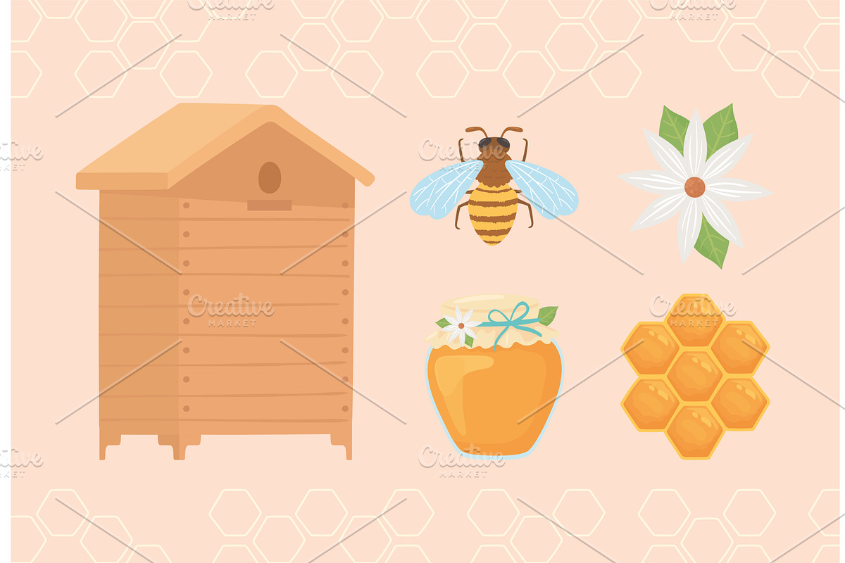 beekeeping cartoon icon, an Illustration by studiogstock