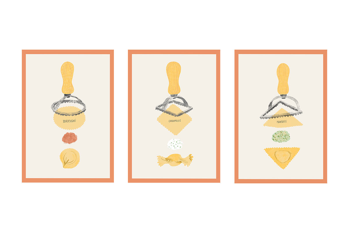 La Pasta, a Food Illustration by Annakniaz (Photo 9 of 14)