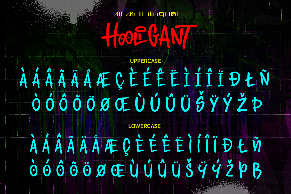 Hooligant – Graffiti Tag Font, a Handwritten Font by BBtypeStudios (Photo 10 of 11)