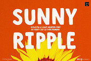 YJC Sunny Ripple, a Handwritten Font by YENTY JAP CO (Thumbnail 1 of 9)