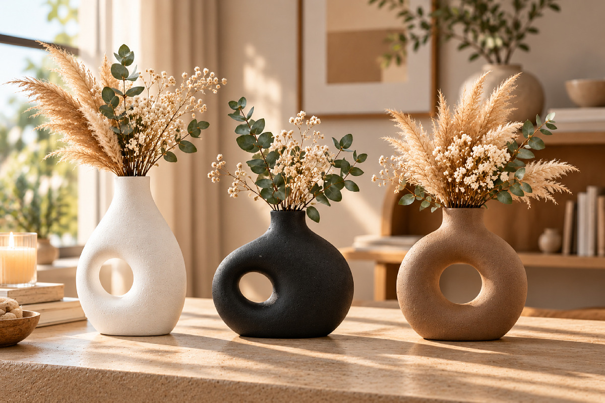 Modern Organic Sculptural Vase STL, a Scene 3D Model by Layerology (Photo 3 of 4)