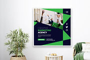 Creative Agency Social Post Banner, a Marketing Template by Tahnix Creative (Thumbnail 5 of 6)