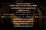 Spooky Pumpkin | Script Font, a Script Font by Scratchones (Thumbnail 7 of 8)
