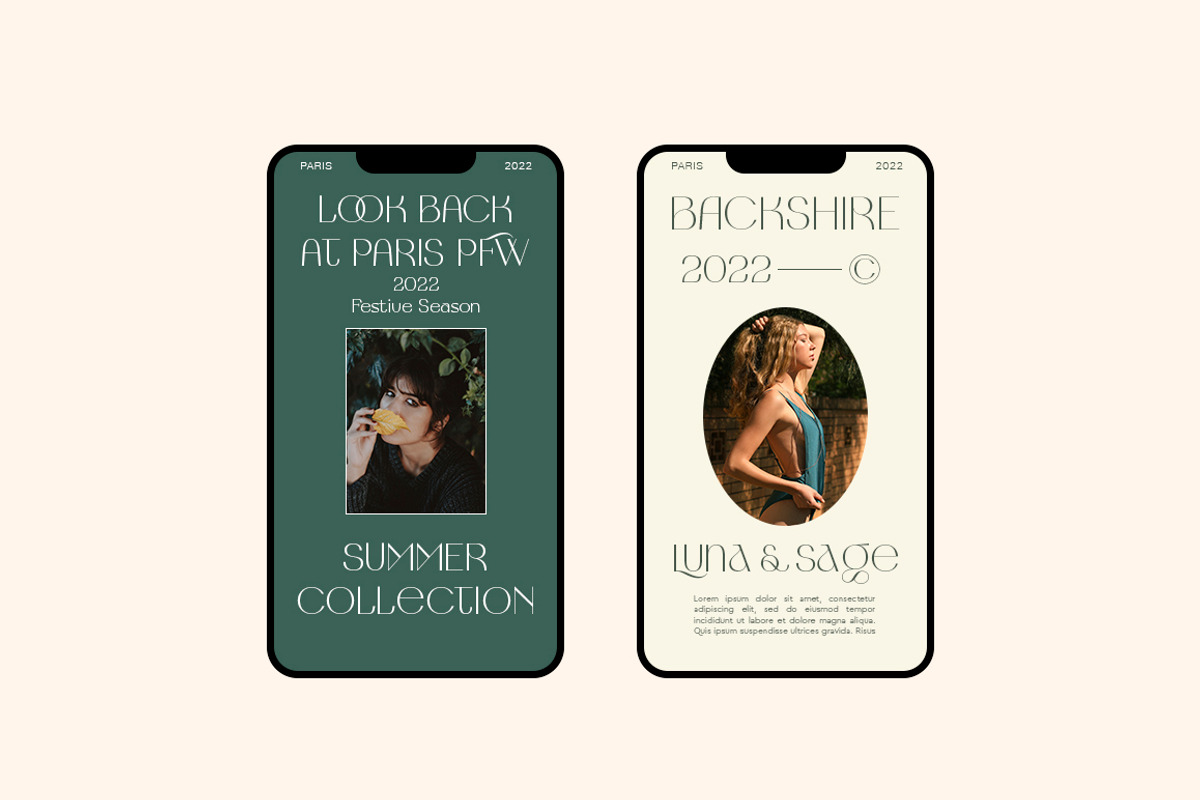Veronika Luxurious | Bonus Logo, a Sans Serif Font by Mulkan Nazir (Photo 12 of 17)