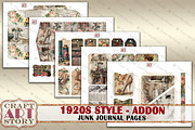 Fashion Junk Journal 1920s style, an Object Illustration by CraftArtStory (Thumbnail 3 of 4)