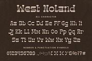 West Noland - Vintage Slab Font, a Slab Serif Font by AQR Studio (Thumbnail 6 of 8)