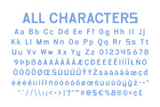 Blazhe Slitscan, a Sans Serif Font by Craft Supply Co. (Thumbnail 8 of 8)