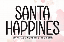Santa Happines | Script Font