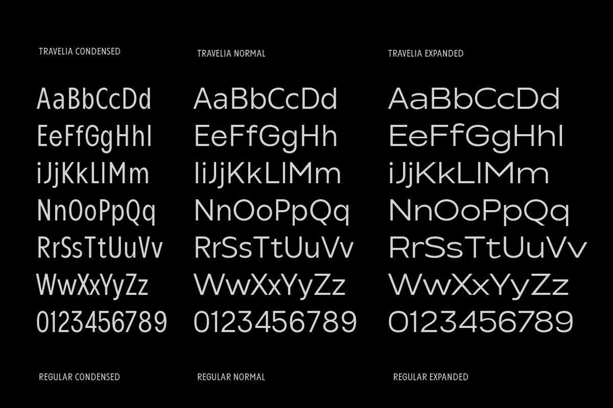 Travelia Sans Serif Font Family, a Sans Serif Font by Yukita Creative (Photo 12 of 12)