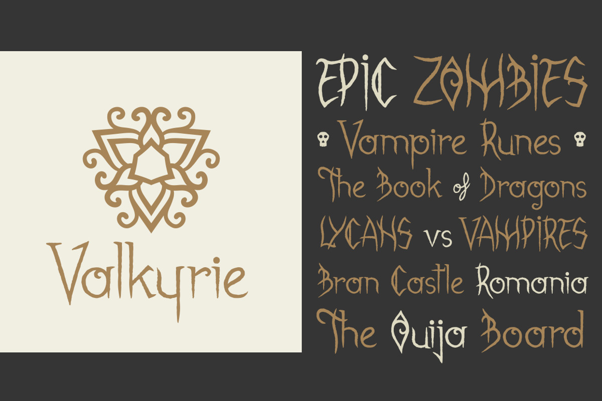 Gabrielle Bloodkador Font preview 6