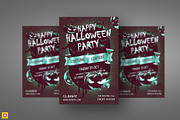 Halloween Party Flyer Template, a Flyer Template by Satgur Graphic Design (Thumbnail 2 of 3)