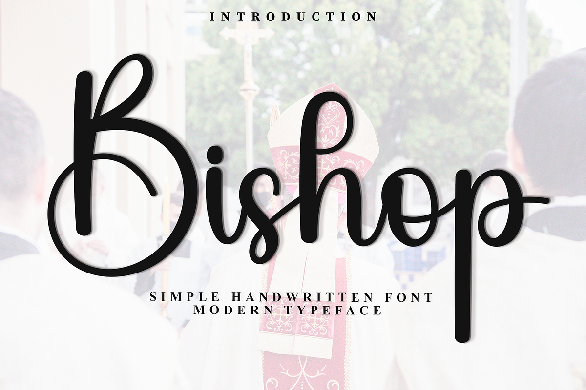 Bishop, a Handwritten Font by FreshTypeINK (Photo 1 of 8)