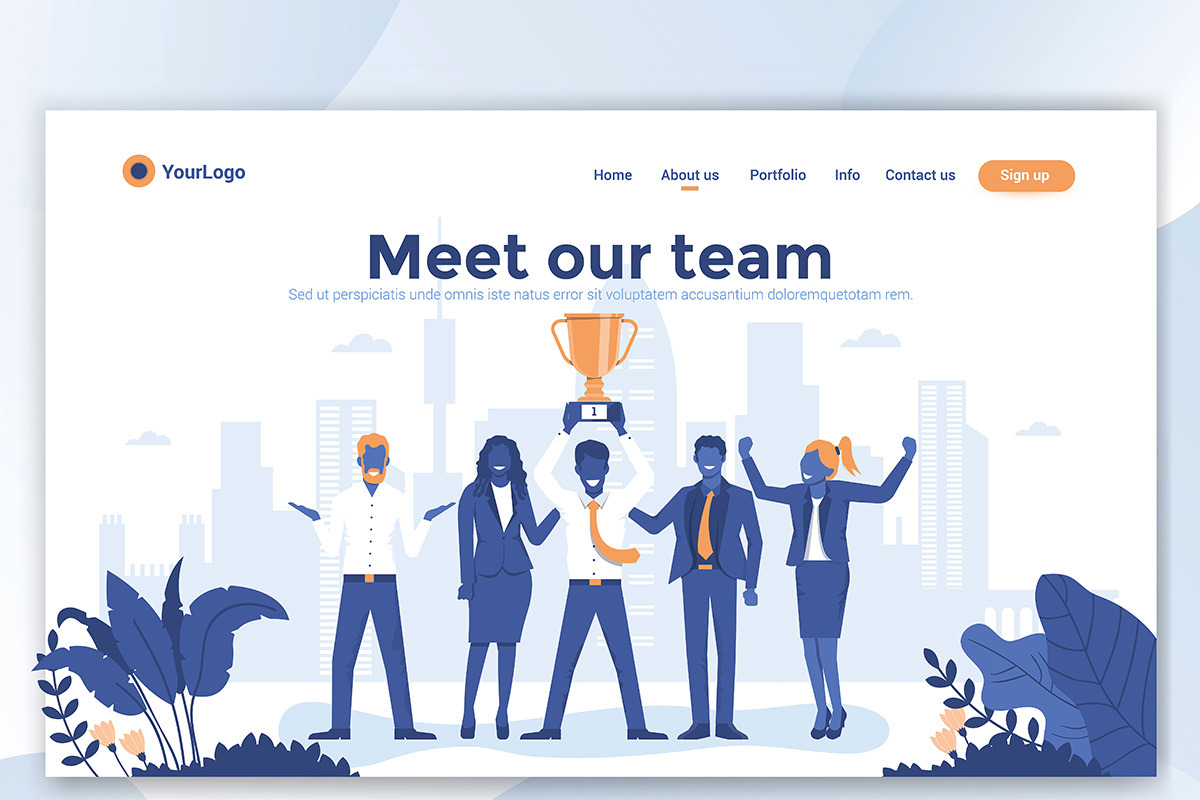 Landing page templates, an Education Illustration by Creative Graphics (Photo 6 of 12)