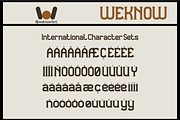 Observant and Aware font, a Sans Serif Font by weknow (Thumbnail 8 of 8)