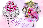 Set of bright watercolor animals, an Animal Illustration by Siriliadka Dreams (Thumbnail 8 of 11)