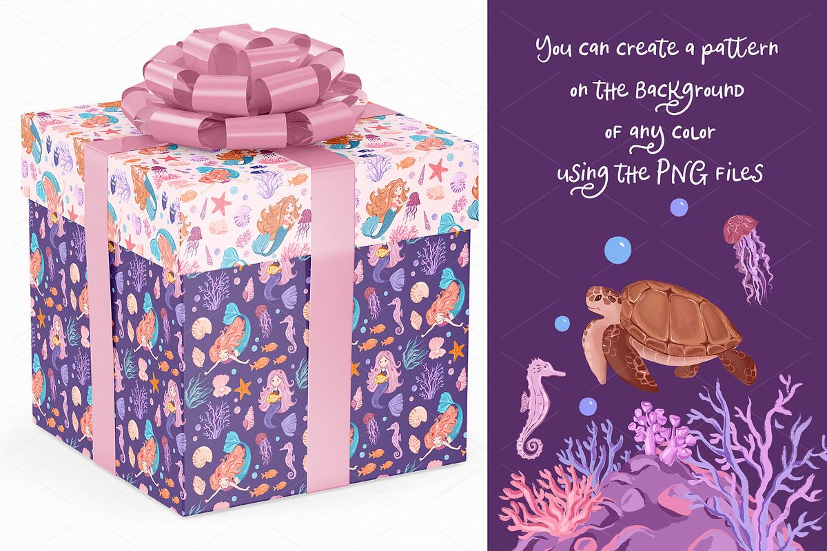 Fabulous Ocean-Graphic Set, an Animal Illustration by Irina Diasli (Photo 11 of 12)