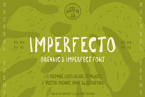 Imperfecto organic & natural font