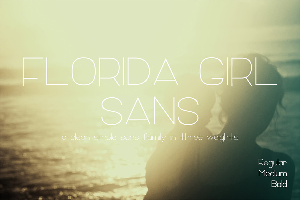 Florida Girl Sans, a Sans Serif Font by Beck McCormick (Photo 1 of 4)