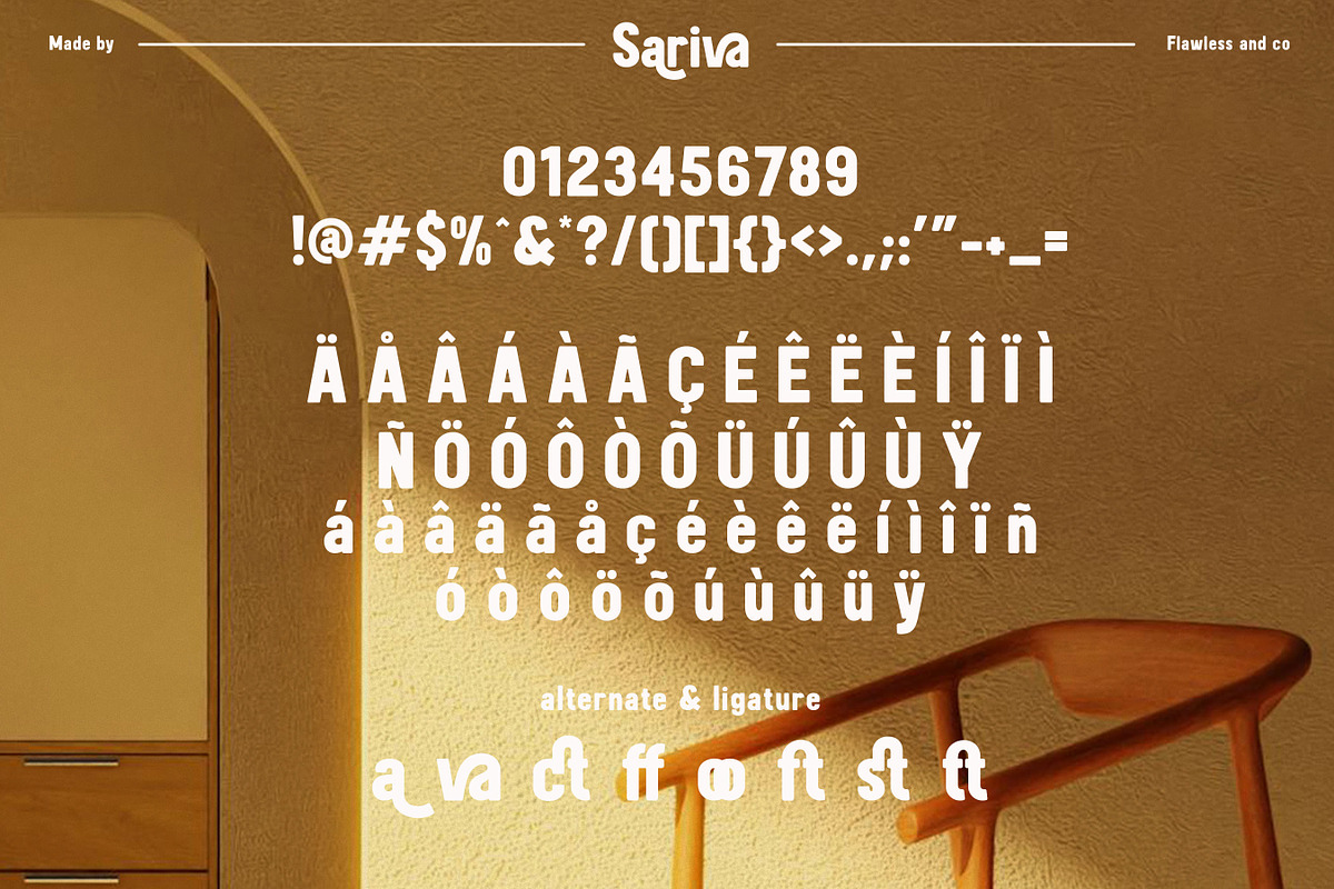 Sariva - Thumbnail YouTube Font, a Font by Flawless And Co (Photo 10 of 11)